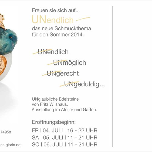 Postcard, flyer or print contest entry by Lindsay Kuk