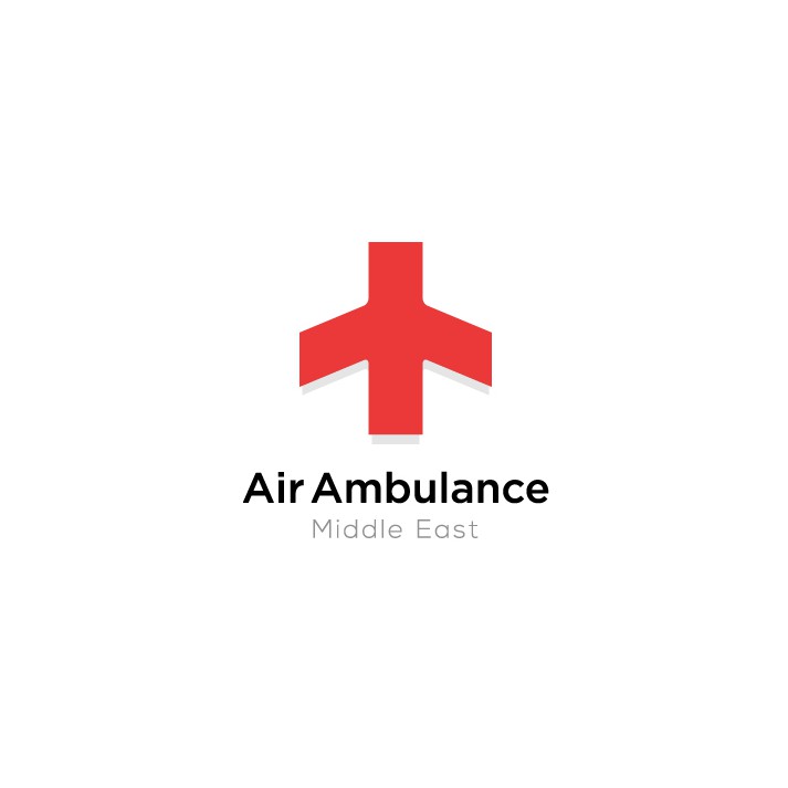 First aid logo with the title 'Air Ambulance'