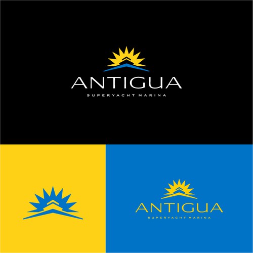 Logo for Antigua Superyacht Marina Design by harrysvellas