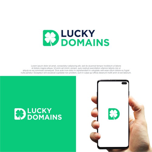 Design a logo and business card for LuckyDomains.io Design by pronine9