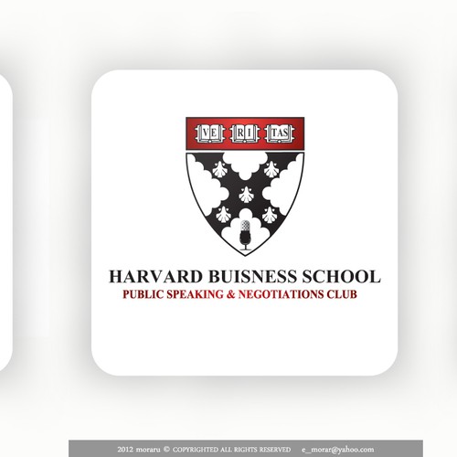 Help Harvard Business School Public Speaking & Negotiations Club with a new logo Design by morarú™