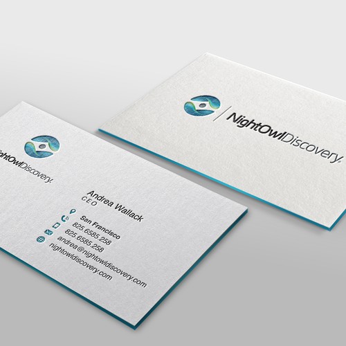 Design Business Cards for NightOwl Discovery Design by conceptu