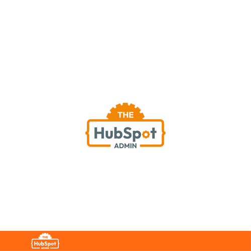 Bold logo that unites and champions the HubSpot Admin Design by suzie