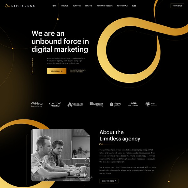 Design by Greentec ✿ titled "Digital Marketing Agency"