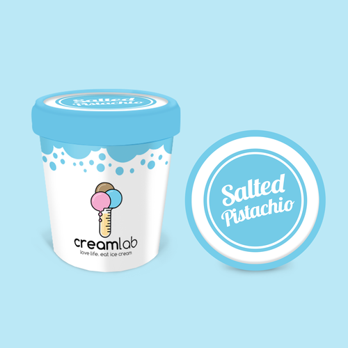 Ice Cream Tub Design for Funky London Brand | Product packaging contest