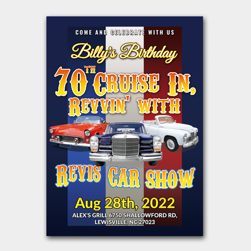 Car Show Flyer Design by Graph Webs