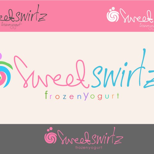 Frozen Yogurt Shop Logo Réalisé par i_nirmala
