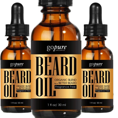 Create a High End Label for an All Natural Beard Oil! Design by ve_sta