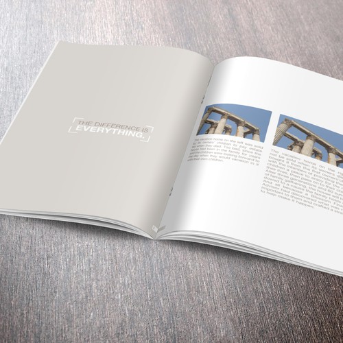 Brochure Redesign from Template for Financial Firm Design by The™