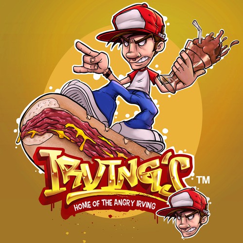 Angry Irving character Ontwerp door Aladecuervo