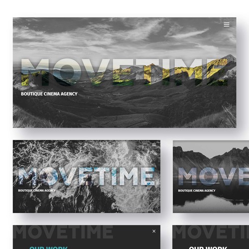 Video Production Company Website // Simplistic Design Réalisé par Arty.