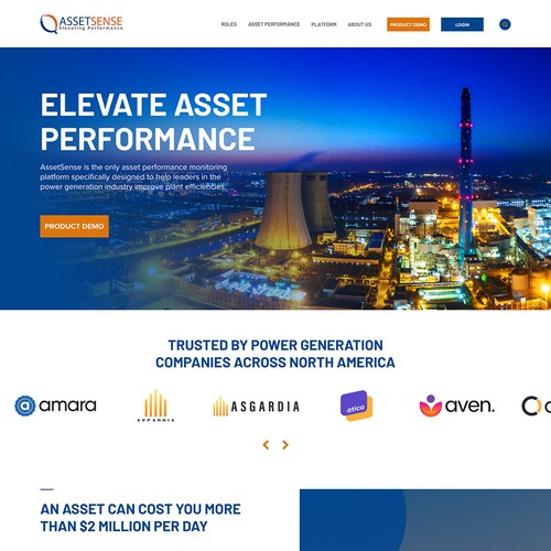 Engaging B2B Website Upgrade for AssetSense Design by YaseenArt