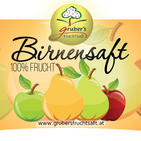 Label for high-quality fruit juices