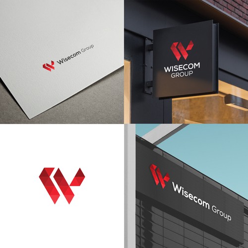 "Wisecom Group - Grossiste et fabricant d'équipements pour entreprises et administrations" winning Logo design by GraphicAjwa
