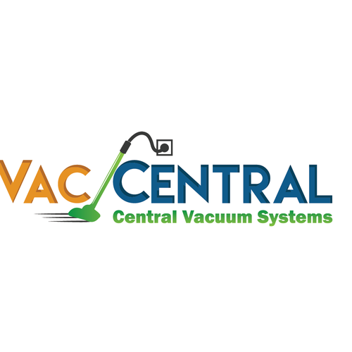 Create a design that resemble a central vac hose around or through the
VacCentral name. Design by Gam21