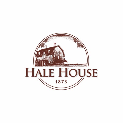 Historic and Famous Hale House Logo Design Design by Adam Anggriawan