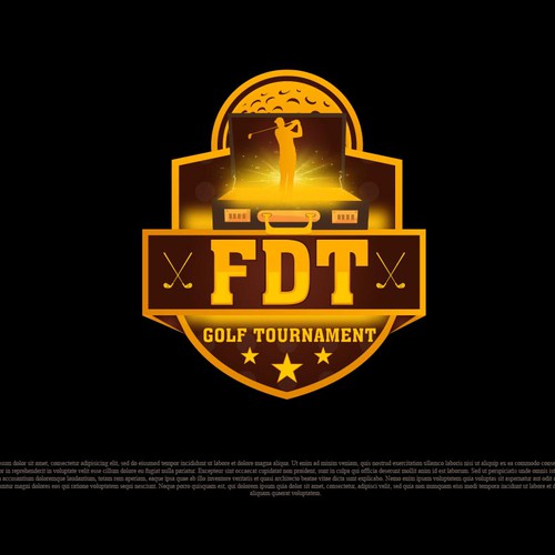 Golf Tournament Logo Design by M3c3 Design