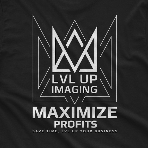 コンペ「New Shirt Design for LVL Up Imaging」のデザイン by Lala Designさん 