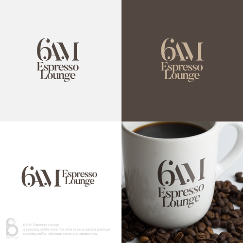 Design an enticing logo for 6 A.M. Espresso Lounge Design by Brands by Sam