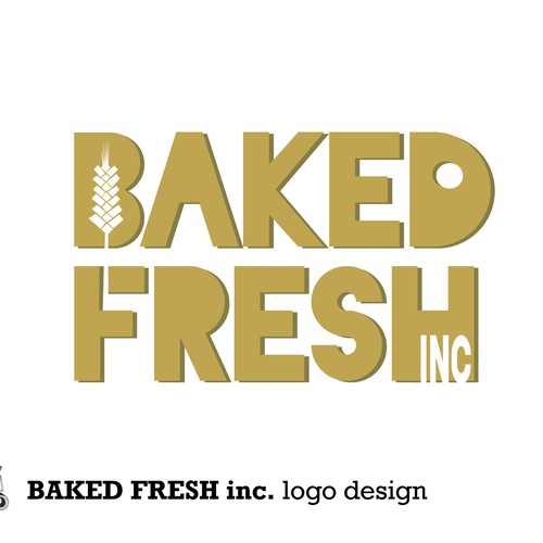 logo for Baked Fresh, Inc. Design by sladro