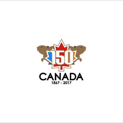 Community contest: Design Canada’s 150th birthday logo! Design by as'ad17
