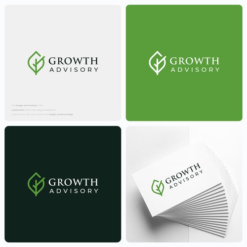 "Design a Modern, Premium Logo for a High-Level Consulting Firm" winning Landing page design