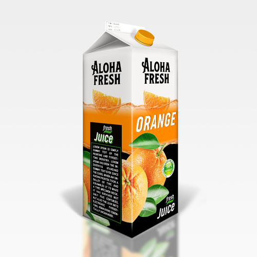 ALOHA FRESH JUICE & TEA Design by kenan.design