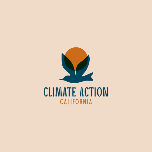 Climate Action California Logo Diseño de EWMDesigns