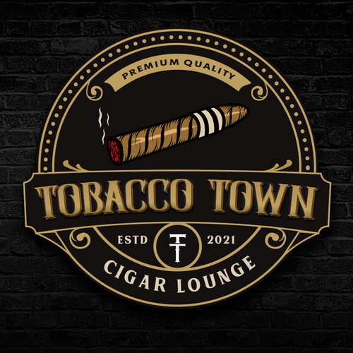 Cigar Lounge Logo Design and Identity Design by Agenciagraf