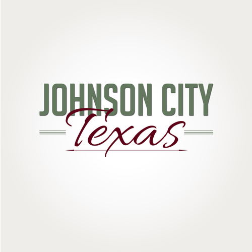 logo for Johnson City, TX  Design by .Stef