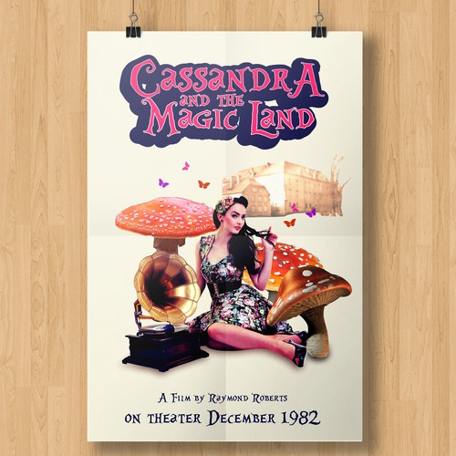 Create your own ‘80s-inspired movie poster! Diseño de Berlina