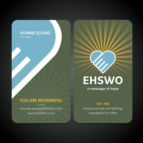 A Cool, Fun Business Card That's Not Really A Business Card - Have fun with this!!!  EHSWO.com Design by CurveSky™ ☑️