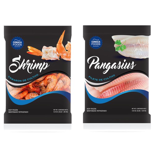 Worldwide Seafood Package for Retail Design by Luabaunza