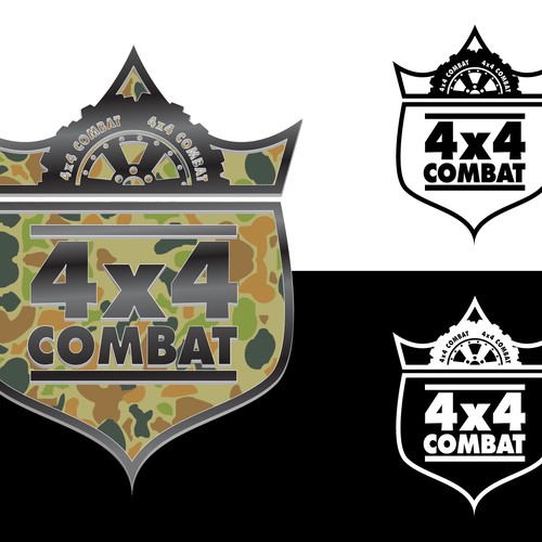 logo for 4x4 COMBAT Design by photas