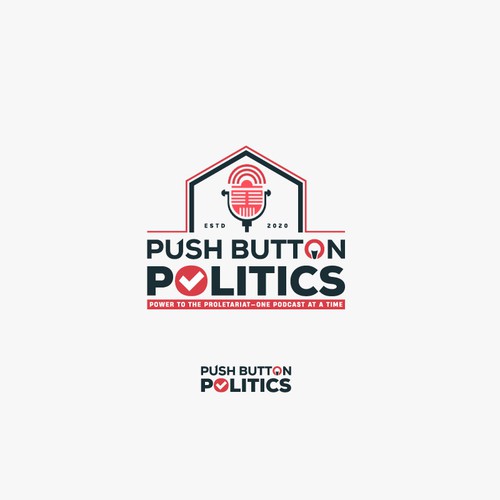 Push Button Politics Logo Design Design by Uk ART