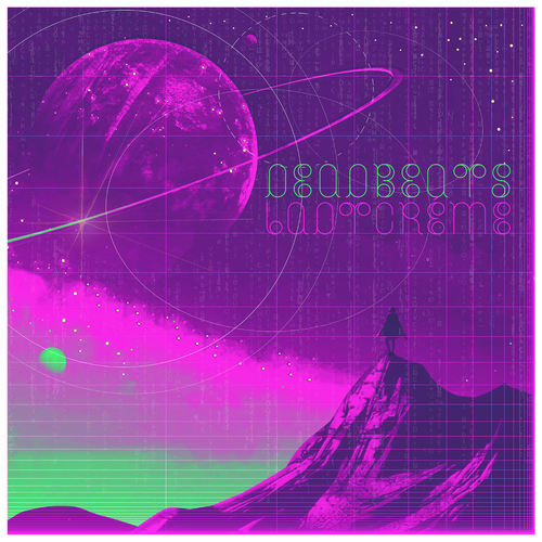 Album art for electronic/chill/ambient album by Ladycréme Design by green in blue