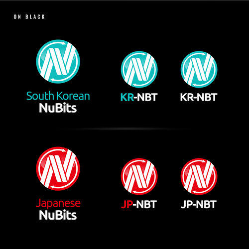 Vectorize logo and pick colors of new NuBits for South Korea and Japan Design by tedge17™