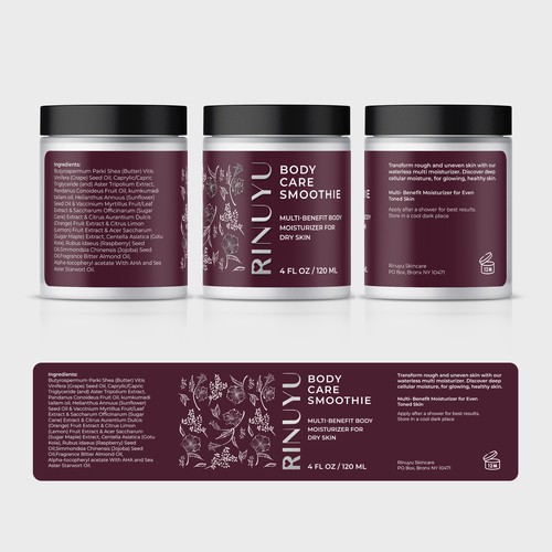 Update My Cosmetic Jar Label Design by mojo_creatives