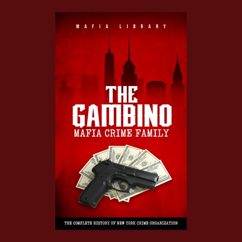 Book cover for a book about organized crime / mafia Diseño de Oreodaddy™