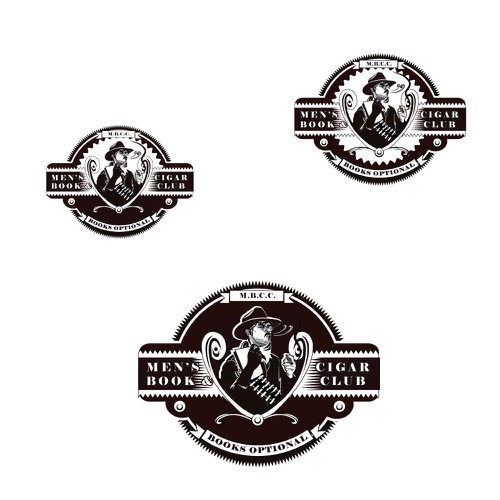 Help Men's Book and Cigar Club with a new logo Réalisé par C1k