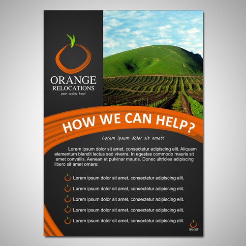 Help Orange Relocations with its first identity Diseño de dewamabok
