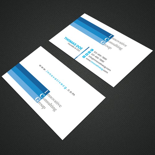 Design di ICG Business Cards di Naim Uddin