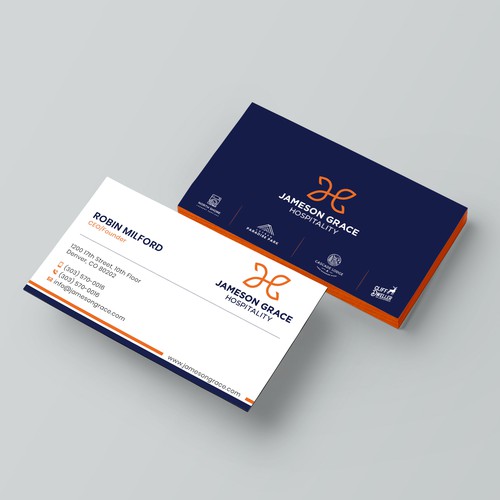 Create a modern and clean business card for a parent company with 4 subsidiaries Design by kaylee CK