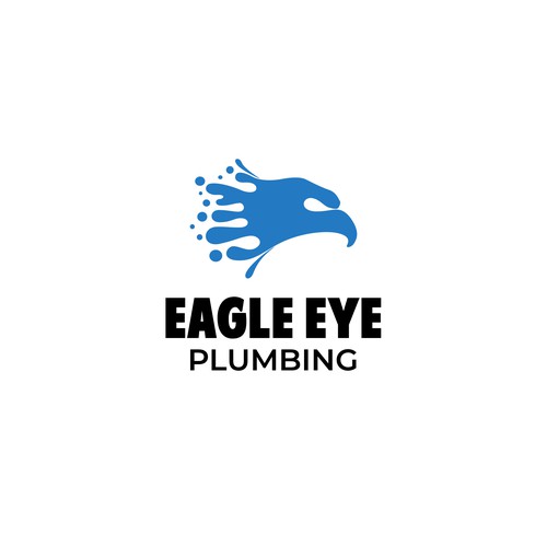 Eye catching and very marketable logo for plumbing company. The company name is Eagle Eye Plumbing Design by toothless99