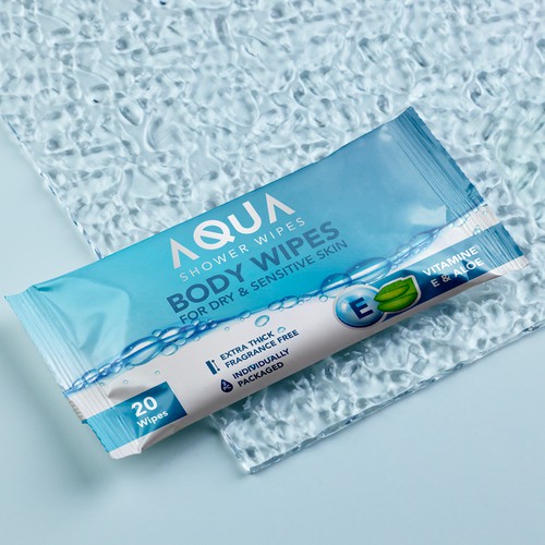 AQUA SHOWER WIPES :D Design by MeDesign✦