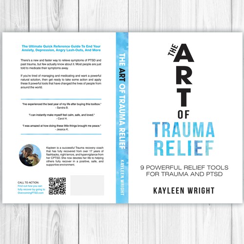 We want a unique, clean, & simple self-help book cover design that will stand out amongst the crowd! Design by LilaM