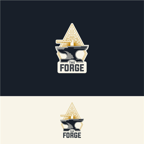 Make A Masculine Blacksmith Style Logo For The Forge Logo