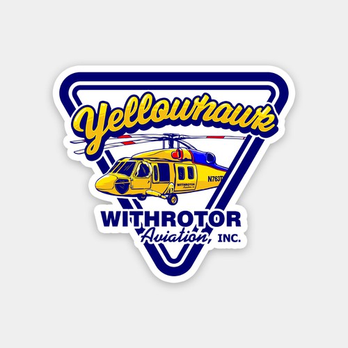 Firefighting helicopter. #yellowHAWK Design by freesugar