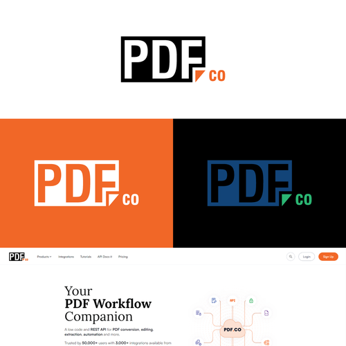 Design a logo for PDF.co ! Diseño de Asad Adnan
