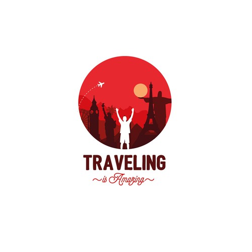 Help 'Traveling Is Amazing' with an inspiring TRAVEL logo | Logo design